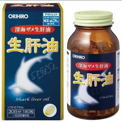 【国内加工品】オリヒロ新・生肝油　180粒（アウトレット品）　24個入り 4971493903382