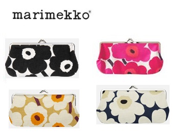【marimekko】マリメッコ　 ウニッコ　SILMALASI KUKKARO　がま口　小物入れ　1個から！ 91496・27003・74580・74529