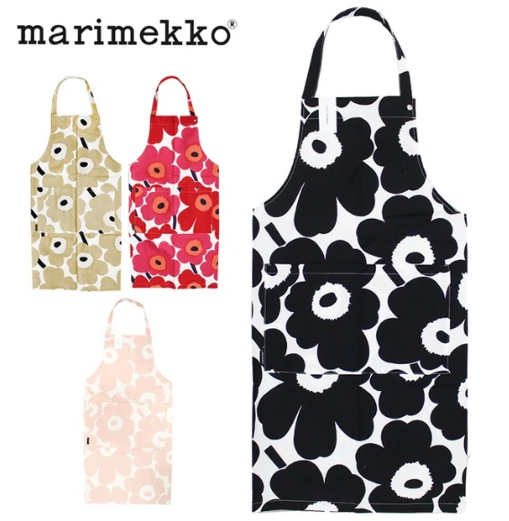 【marimekko】マリメッコ　 ウニッコ レイジーマット エプロン　全3色　1枚から！ 74649・64161・75047・72563