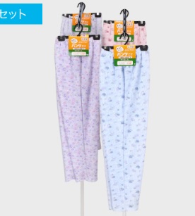 婦人　日本製キルトパジャマパンツ　20枚入り 464026