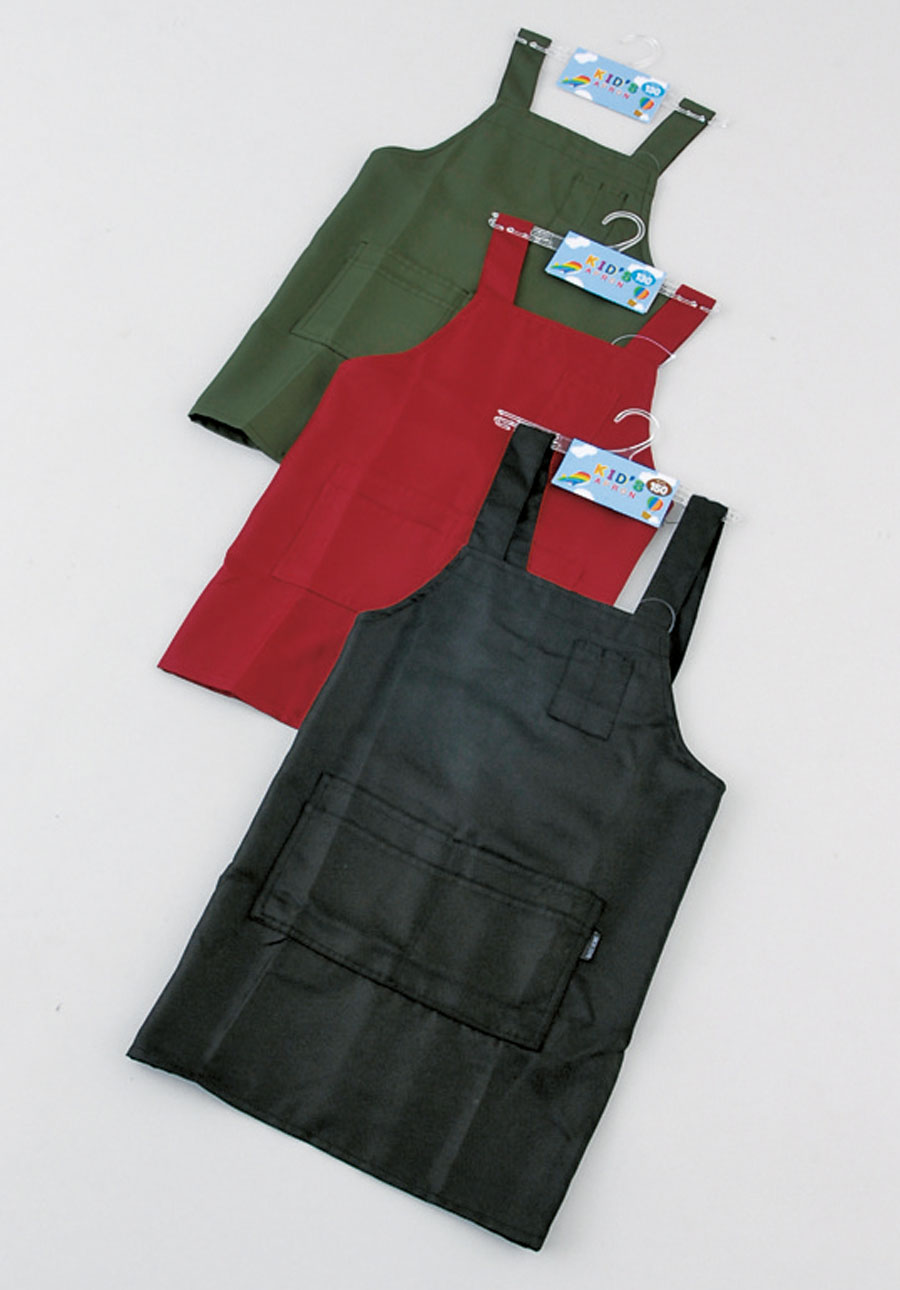 子供エステルツイル撥水加工H型エプロン　18個　1003792091