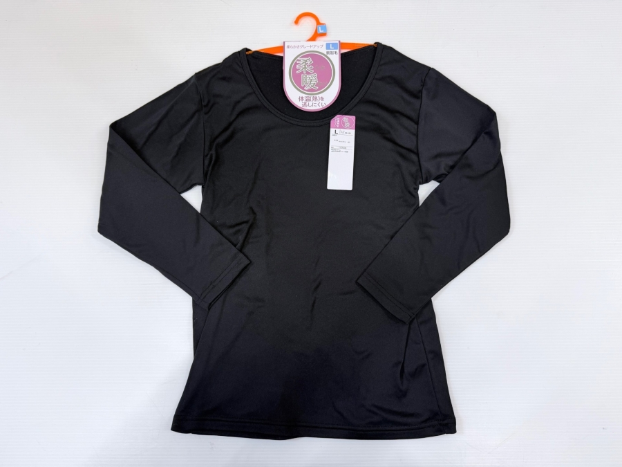 婦人　エステルスムス裏起毛8分袖　40個　1003814201