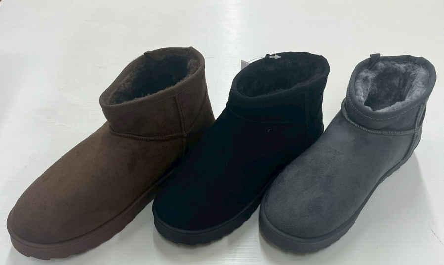 ショート丈ムートン風ブーツ　10足　1003821371　/　ミドル丈ムートン風ブーツ　10足　1003821381