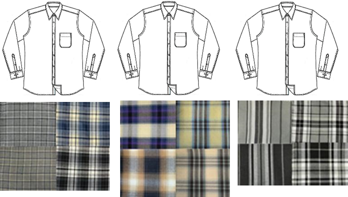 SABLINA VALENTINO　大寸ツイル立ち襟シャツ　3者混ツイル（綾織）　レギュラー・チェック柄　12枚　SV6060RK　/　レギュラー・チェック柄　12枚　SV6061RK　/　ﾚｷﾞｭﾗｰ・ﾉﾄｰﾝ調ﾁｪｯｸ/ｽﾄﾗｲﾌﾟ込　12枚　SV6062RK