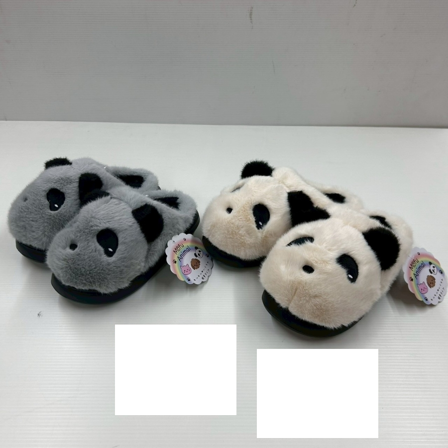 特価)ふわふわパンダルームサンダル　10足　1003833791