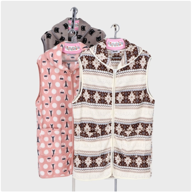 婦人もこもこポンチョ　18個　466547