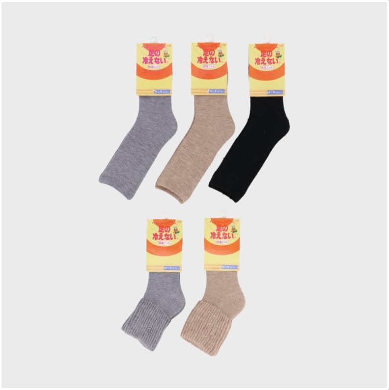 紳士足の冷えないパイルソックス　50足　466352