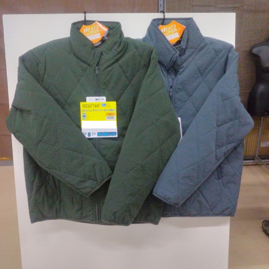 H3ストレッチワッシャーキルト中綿JK　12個　1003477441