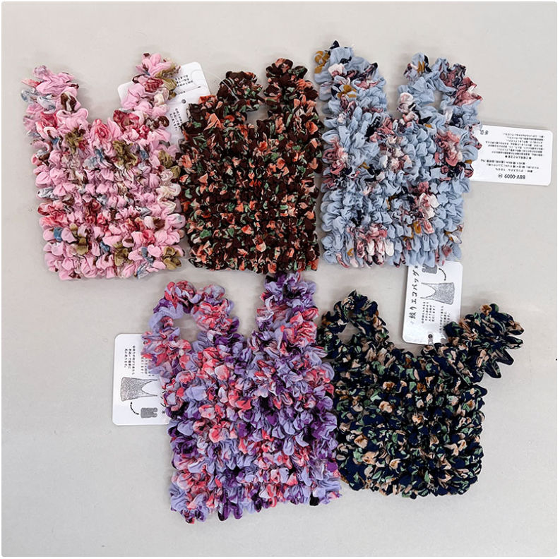 シフォン絞りエコバッグ　20個　466868