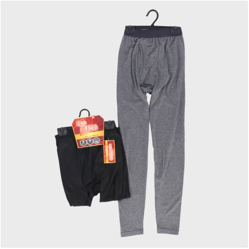 紳士エステル裏起毛ロングパンツ　34個　467181