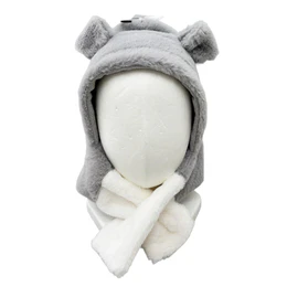 KP-05耳付きネックウォーマーハット シュナウザー　96個　4535792439319 　/　KP-05耳付きネックウォーマーハット ネコ　96個　4535792439326