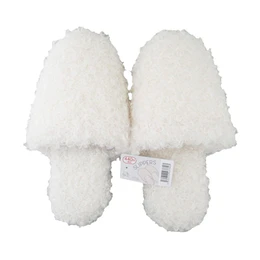 02-04プードルファー調スリッパ IV　60足　4535792437803　/　02-04プードルファー調スリッパ PK　60足　4535792437810