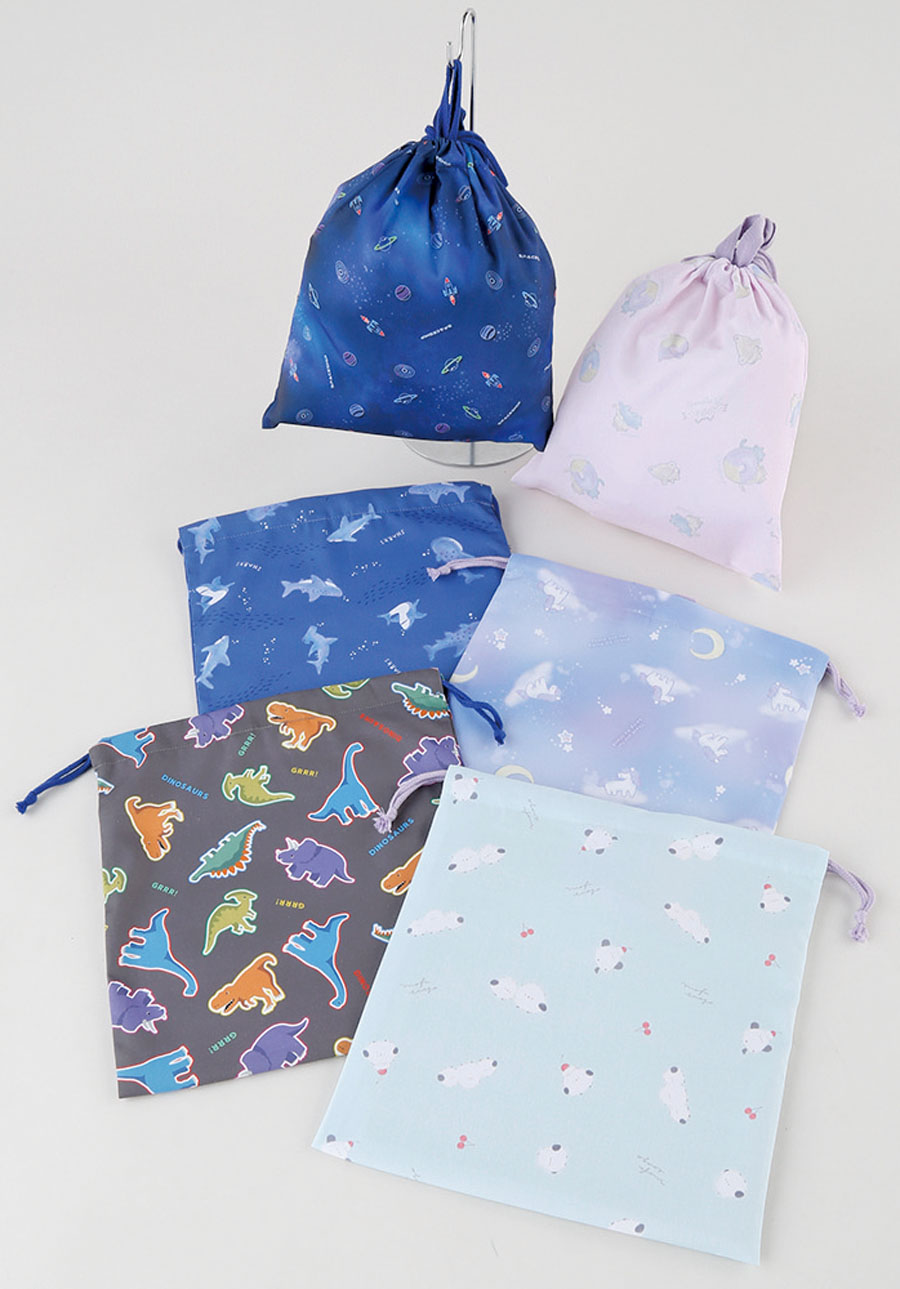 ファンシー柄ナップサック　24個　1003777981