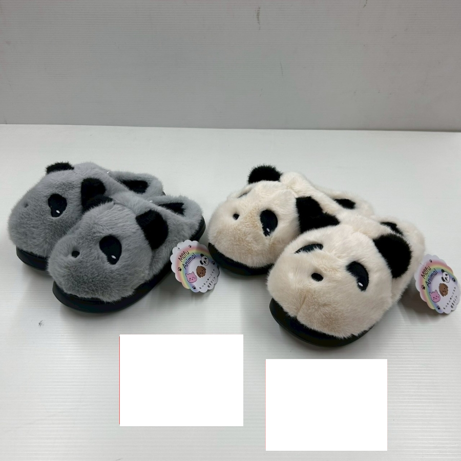 特価)ふわふわパンダルームサンダル　10足　1003833791