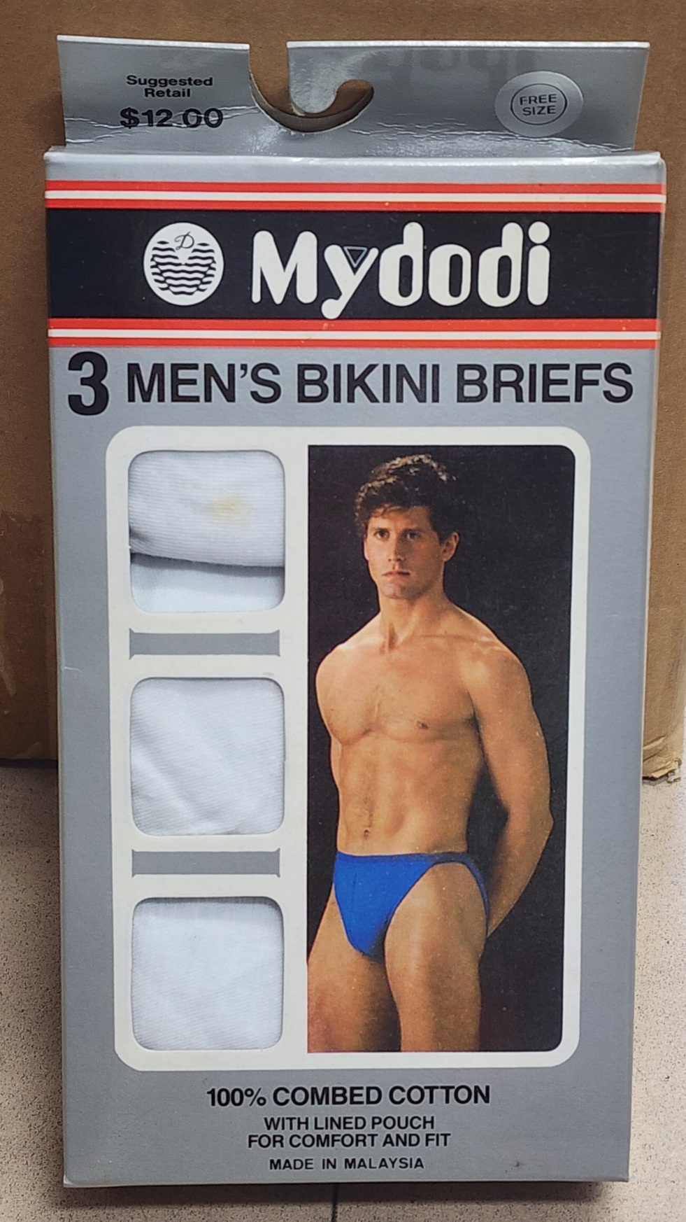 【特価】 ビキニブリーフ白 3Ｐ箱入　100個