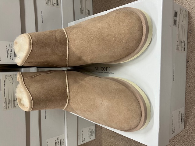 定価￥28000！！　SUICOKE　スイコック　レディス　ムートンブーツ　ベージュ/ブラウン　1足から