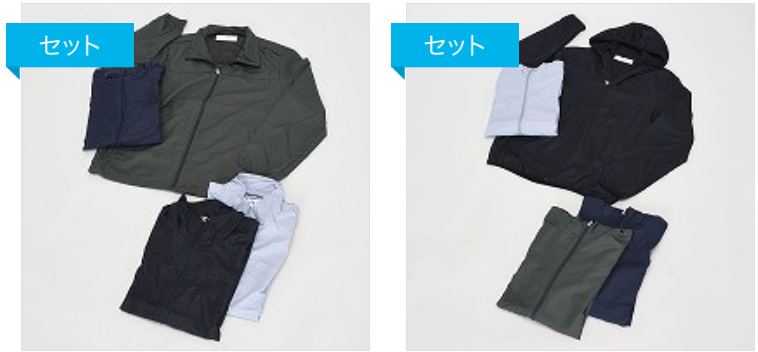 紳士撥水加工軽量ジャケット　20枚　300092　/　紳士撥水加工軽量パーカージャケット　20枚　300093