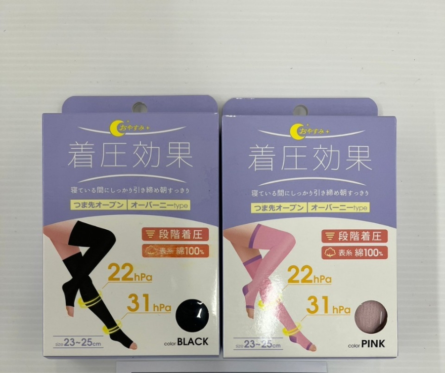 婦人おやすみ着圧オーバーニー(箱入)　60個　1002478451