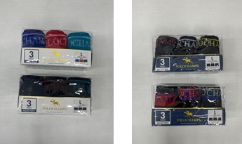 【POLOCHAMPS】紳士　3Ｐ　成型ﾎﾞｸｻｰ/ｴｽﾃﾙﾍﾞｱ天ﾎﾞｸｻｰ　20個入り 1003368691・1003368701