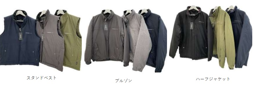 【DUNLOP REFINED】ダンロップ　中綿　スタンドブルゾン/ブルゾン/ハーフジャケット　88～90枚入り D4D116Y・D4D117Y・D4D118Y