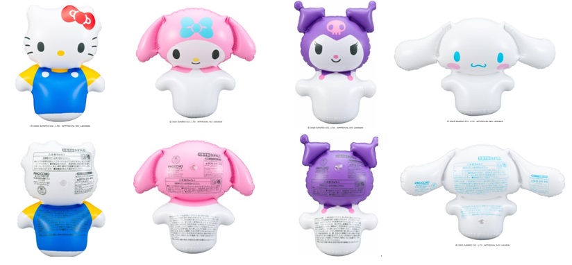 サンリオ　ふわふわりんりん 全4種アソート　32個入り 4971404323964・4971404323971・4971404323988・4971404323995