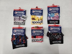 【OUTDOOR】紳士　エステルベア天　1P　総柄ボクサー　　30枚入り 1003735701