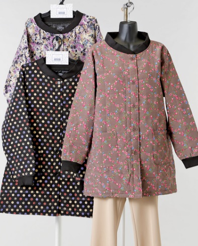 【処分品】中綿キルト花柄スモック　10枚入り 1003388052