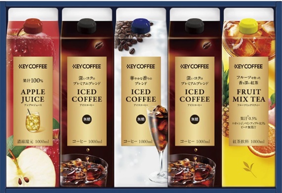 ＫＥＹ　ＣＯＦＦＥＥ　リキッドコーヒー&ドリンクギフト LCJ-30A 　4箱入り 4901372296380