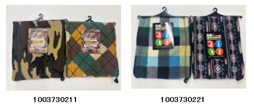 フリースプリントネックウォーマー　全2種　50個入り 1003730211・1003730221