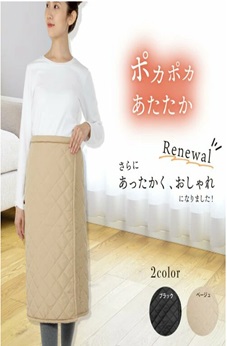 あったか裏ﾎﾞｱｷﾙﾃｨﾝｸﾞ巻きｽｶｰﾄ　全2色　22枚入り 4570060548331・4570060548348