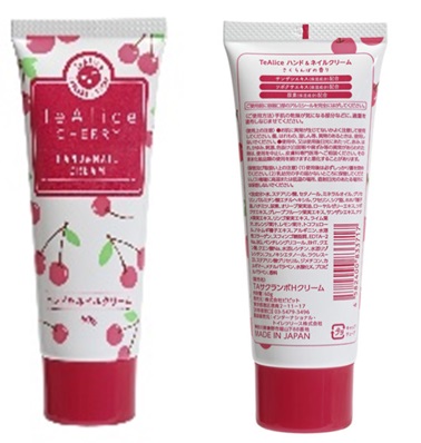 TeAlice　チェリーハンド＆ネイルクリーム　さくらんぼの香り/スウィートマカロンの香り　60ｇ  　96個入り 4582400833717・4582400833700