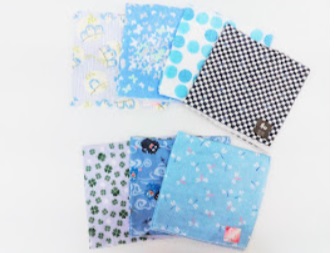 紳士/婦人　二重ガーゼハンカチ　100枚入り 1000896921・1002449491