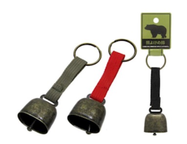 熊よけの鈴 キーホルダー 全3色アソート 120個入り 4968583188446
