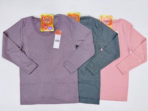 婦人　AR袋編み両起毛9分丈　長袖8分袖/タイツ9分丈　40枚入り　 1003425571・1003425561