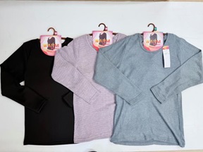 婦人 特価素材込み 8分袖/9分丈ボトム インナー 40枚入り 1003522901・1003522911