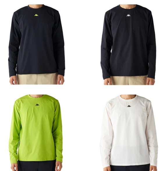 【Kappa】カッパ メンズ PEARTEX ワンポイントロゴ ロンTEE 　全4色アソート　20枚入り 245200