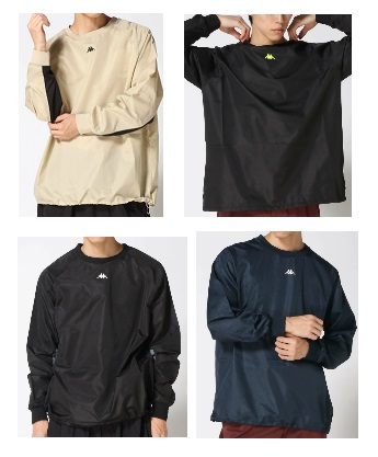 【Kappa】カッパ メンズ プルオーバー 全4色アソート 20枚入り 245201