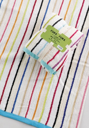 無撚糸大判バスタオル(ラベル付紐巻き) 40枚入り 1003251391