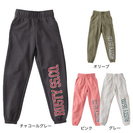 【RUSTY】ラスティ　キッズ　ロゴスウェットパンツ 　全4色アソート　12枚入り 982013