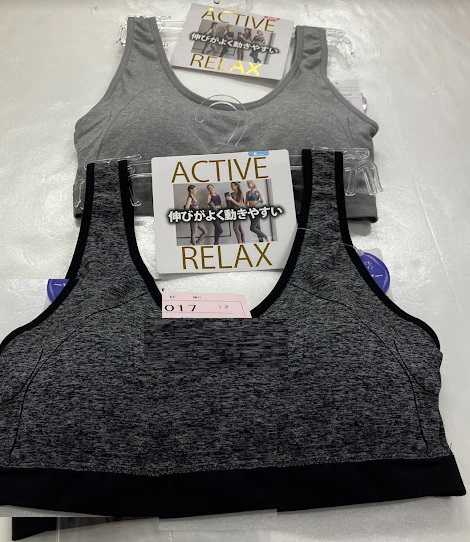 婦人　木調スポーツブラ　40枚入り 52-8017