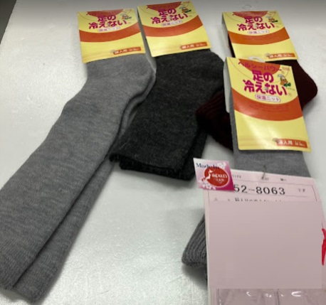 婦人　足の冷えないパイルソックス　50足入り 52-8063