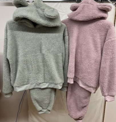 SALE！！【くま耳】婦人　ファー上下スーツ　12枚入り 1003388561