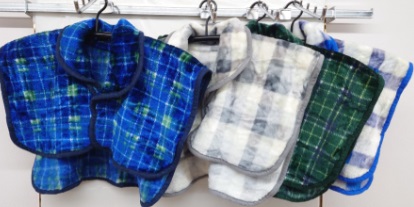 SALE！！紳士　ニューマイヤー　無地衿付ポンチョ　24枚入り 1002878671