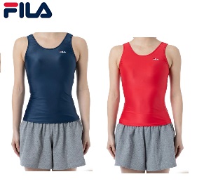 納期来年の2月～出荷です！【FILA】フィラ レディース　無地 タンキニ3点セット　全2色アソート　20枚入り 229702