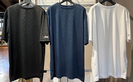 納期来年の2月～出荷です！【FILA】 フィラ　メンズ　UV　半袖Tシャツ　全3色アソート　20枚入り 423234