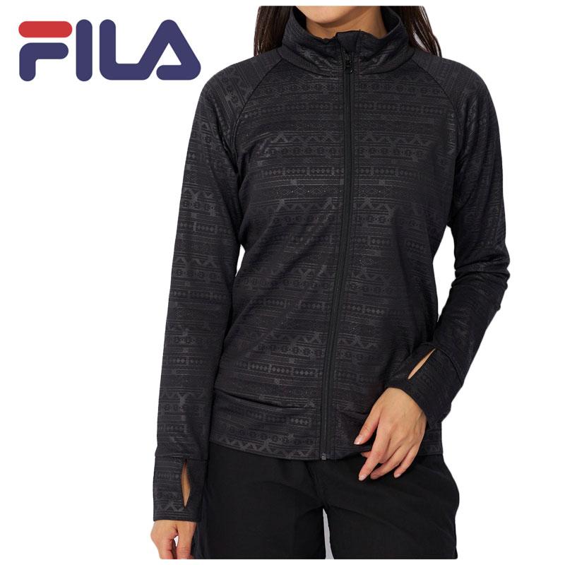 納期来年の2月～出荷です！【FILA】フィラ　レディース 水陸両用　ラッシュガード 長袖 UVカット　全2色アソート　20枚入り 324644