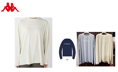 納期来年の2月～出荷です！【Kappa】カッパ　レディース 　ベア天冷感ロンTシャツ　全3色アソート　20枚入り 215650