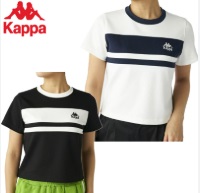 納期来年の2月～出荷です！【Kappa】カッパ　レディース 　カラーブロック切替Tシャツ　全3色アソート　20枚入り 215680