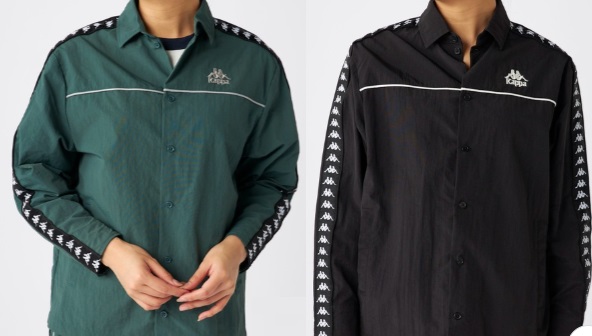 納期来年の2月～出荷です！【Kappa】カッパ　レディース サイドテープシャツジャケット　全2色アソート　20枚入り 215683