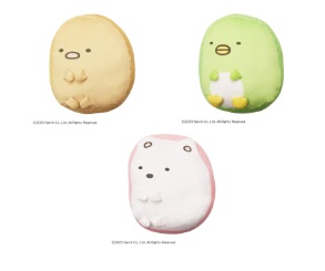 11/26(水)までSale★すみっコぐらし もちもち　とんかつ/ぺんぎん？/しろくま　 クッション　3個入り 6575014500・6575014400・6575014300